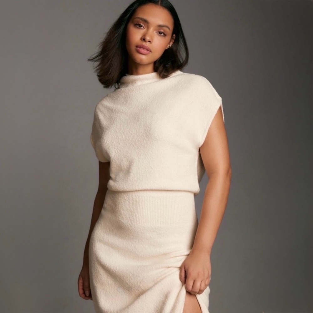 Anthropologie Daily Practice Ivorie Knit Maxi Dress